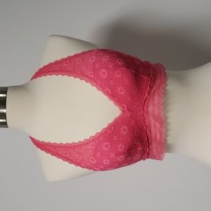 Victoria's Secret pink‎ lace bralette racerback